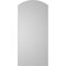 Ekena Millwork Arch Top Surface Mount PVC Gable Vent: Functional, w/ 2"W x 1-1/2"P Brickmould Frame, 12"W x 26"H GVPAR12X2602SF - alternate 2
